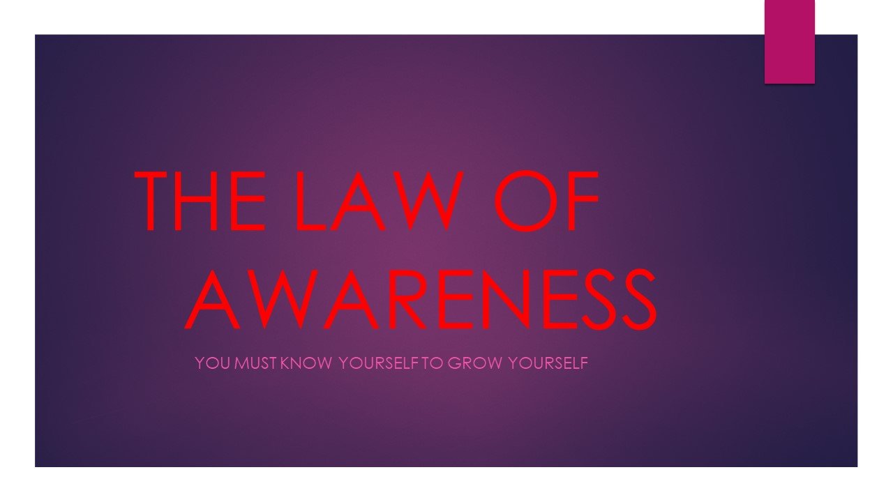 THE LAW OF Awareness