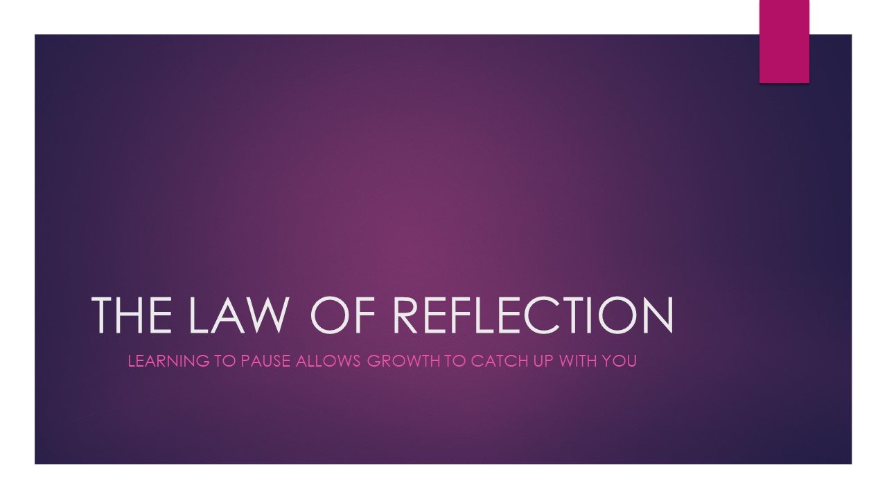 THE LAW OF REFLECTION